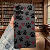 Paw Prints and Red Hearts Soft TPU Case Slim Shockproof Protective Cover For Samsung Galaxy S Ultra FE Plus A Series 5G