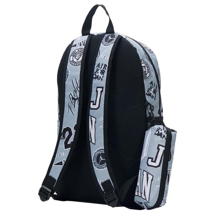 New Jordan Polyester Backpack Medium Unisex Blue & Black JD2533026AD-001