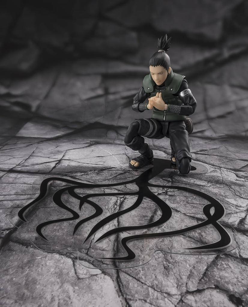TAMASHII NATIONS NARUTO Shippuden Mozek Nara Shikamaru, který vidí deset pohybů Přibližně 145 mm malovaná pohyblivá figurka SHFiguarts -Vpřed- PVC&ABS