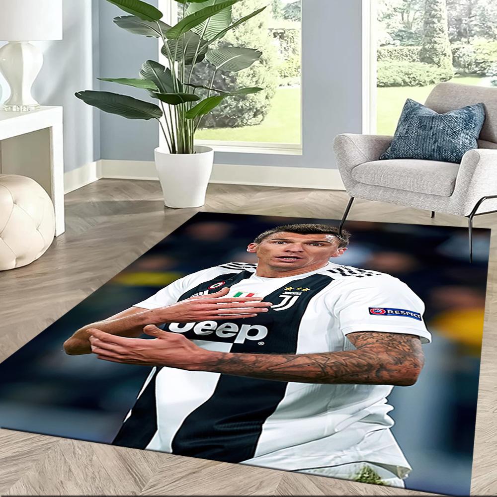 Juventus Floor Mat Perfect For Dormitory Game Room Living Rooms Study Room Antislip Carpet Anime Office Decor