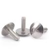 4-10pcs 304 Stainless Steel Large Extra Size Oversize Super Big Slotted Truss Round Head Bolt Screw M2 M2.5 M3 M4 M5 M6