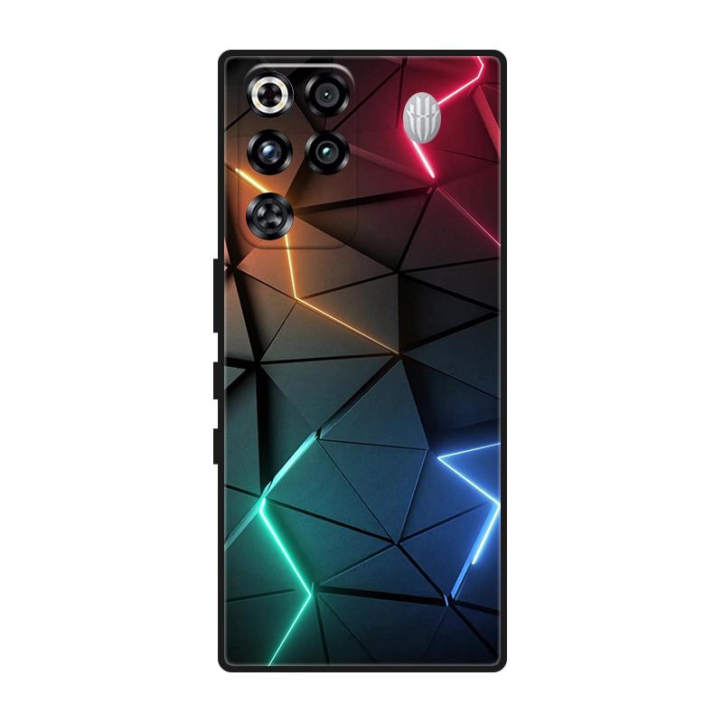 Case For Nubia Red Magic 11 Pro Plus Case Cool Silicone Protective Cover for Red Magic 11 Pro+ 5G Bumper Fundas Black Coque
