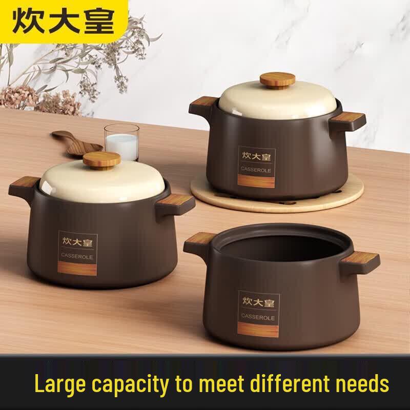 Chui Da Huang Crack-Resistant Clay Casserole Pot