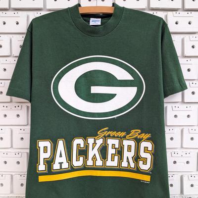 Vintage 1995 NFL Green Bay Packers T-Shirt Football Team Merch Tee Größe S