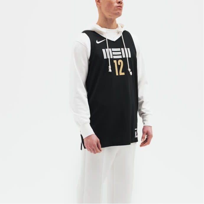 Nike Basketball Jerseys Unisex Black Crew Neck Moderate DX8764-010