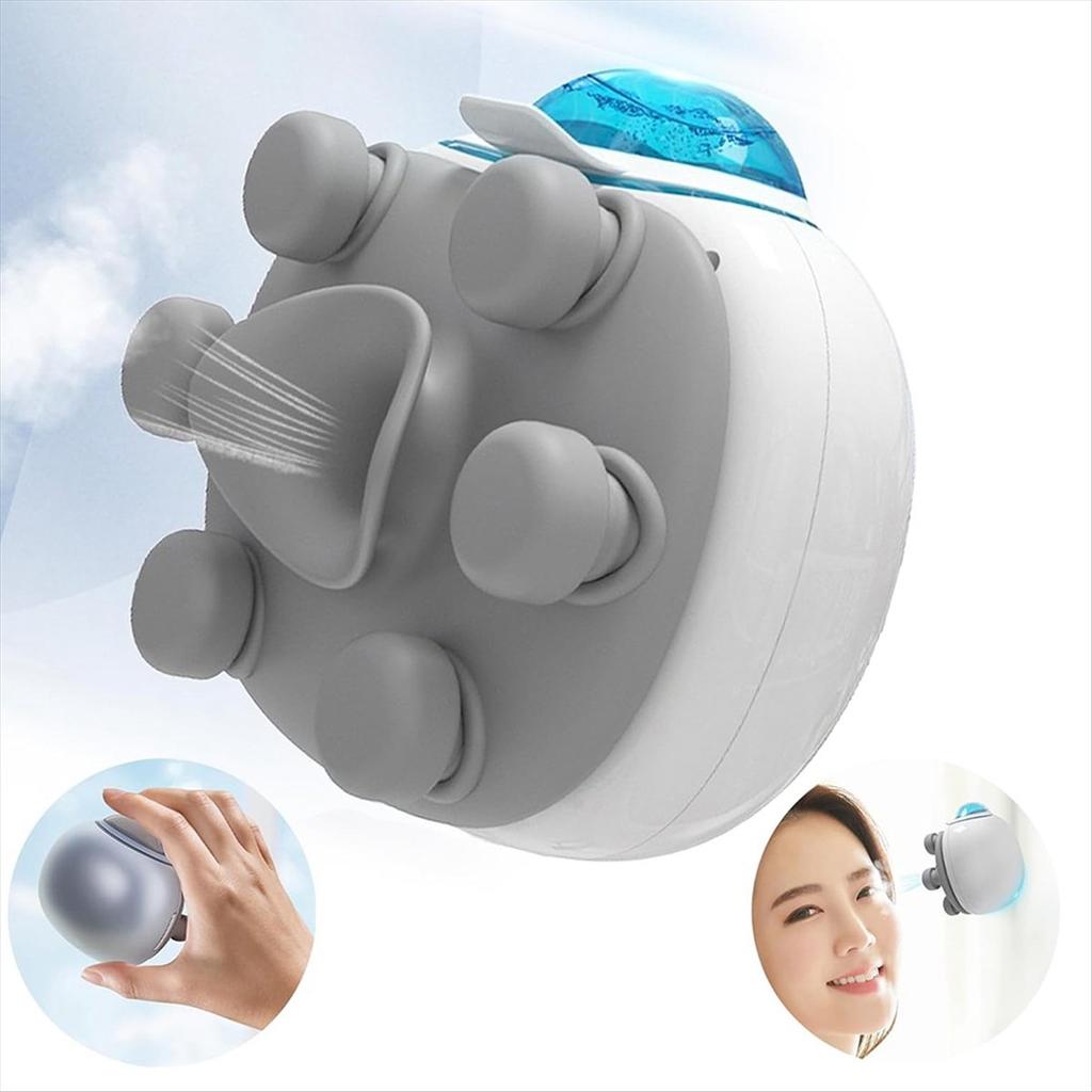 Eye Massager Moist Atomizer 6 Massage Heads 3 Modes Steam Vibration SPA Mini 3D Intelligence Massage Eye Skin Care Tool Relieve Fatigue Promote Sleep