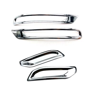 Car Chrome Rear Fog Light Lamp Cover Trim Foglight Bezel For Mitsubishi Outlander   Styling Decoration Accessories