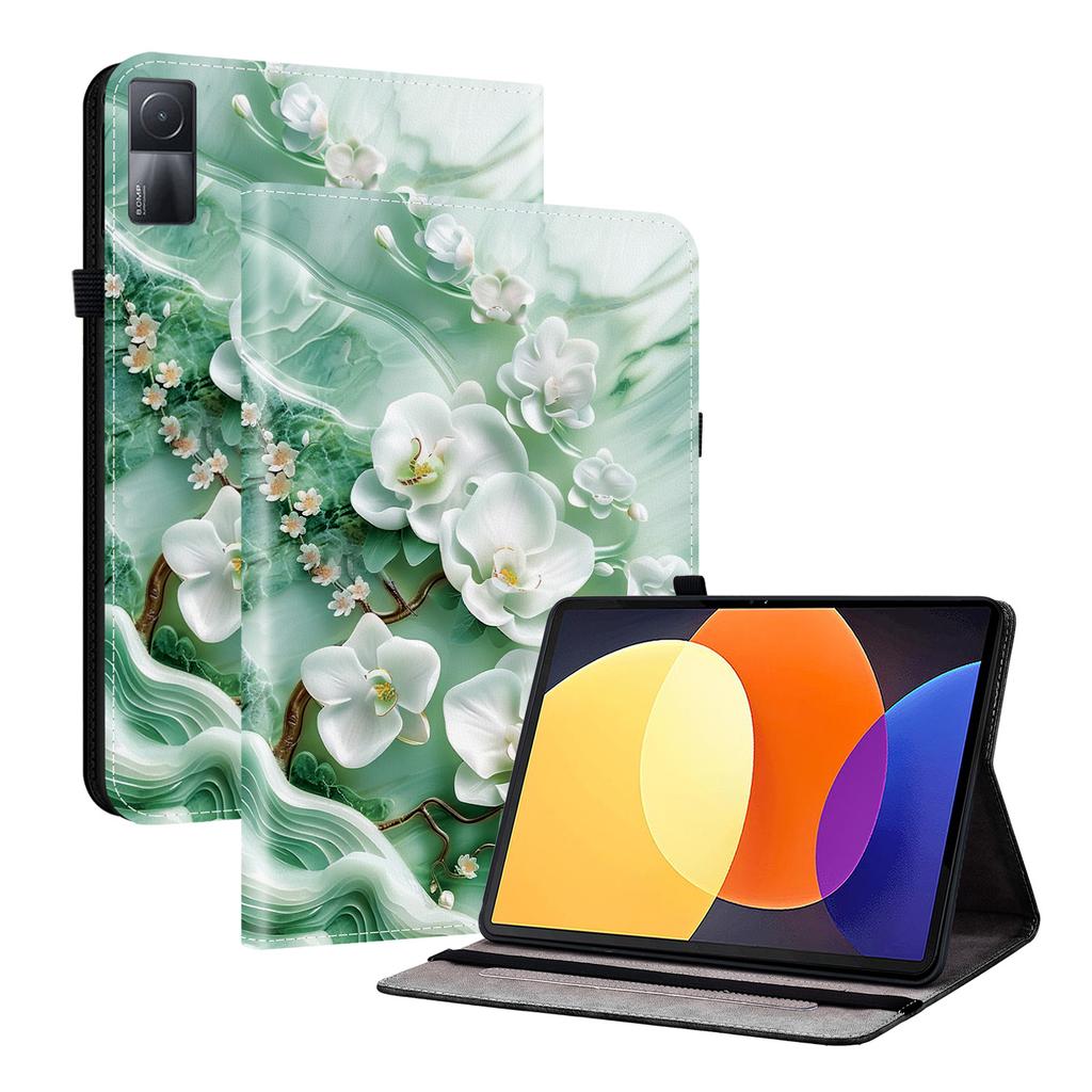 PU Leather Tablet Case for Xiaomi Redmi Pad - 11 Styles! Durable, with 2 Stand Slots, Pencil Holder & Card Slots, Flexible TPU Back Cover