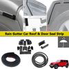 Strisce Sigillanti Tetto Portiera Auto Kit Sigillante Perdite Deviazione Grondaia Pioggia per Jeep Wrangler JL Rubicon 2018-2026 Parti Accessori Auto
