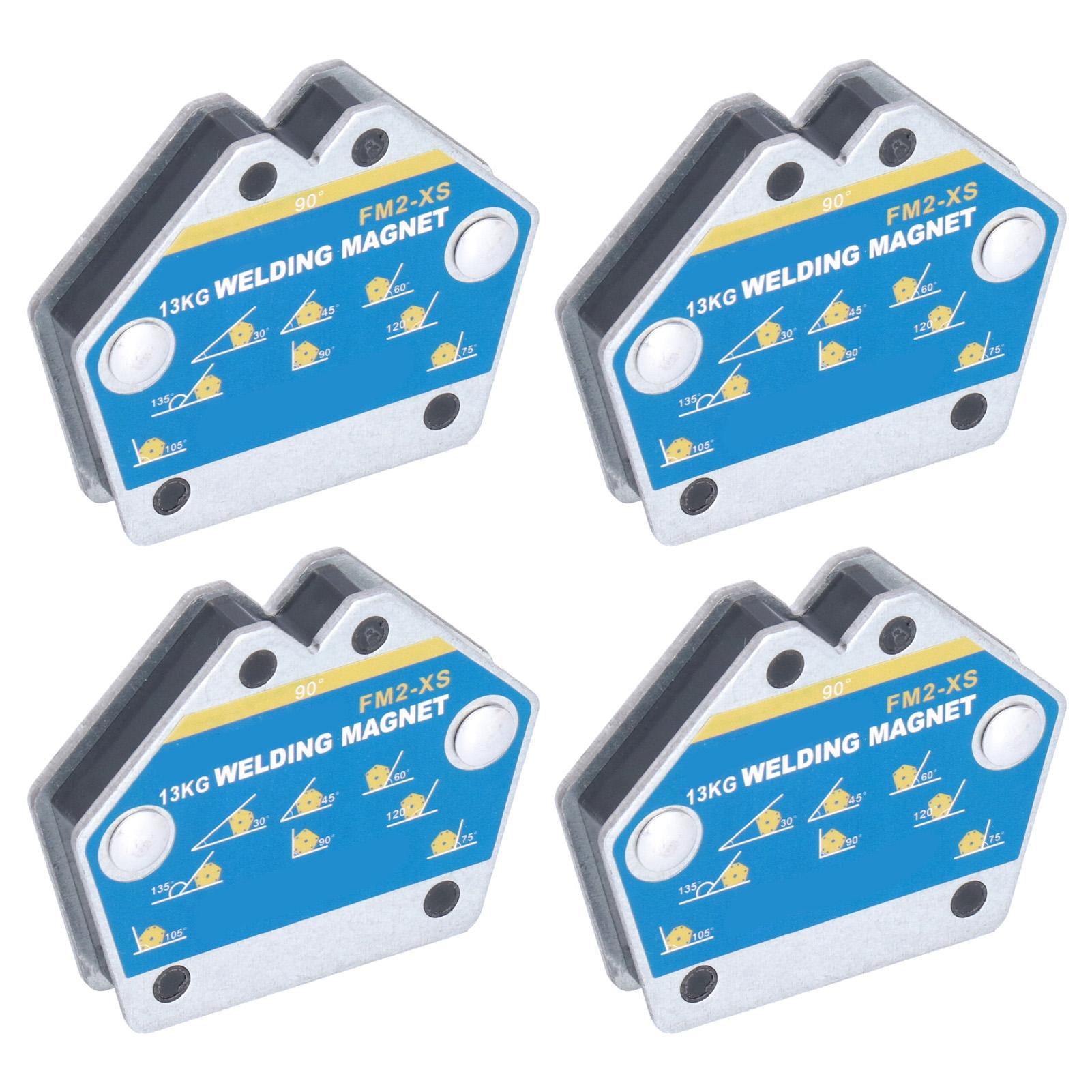 

4 шт. Магнитный сварочный позиционер, многоугловой фиксатор, квадратный держатель для железа, инструменты 13 кг FM2XS