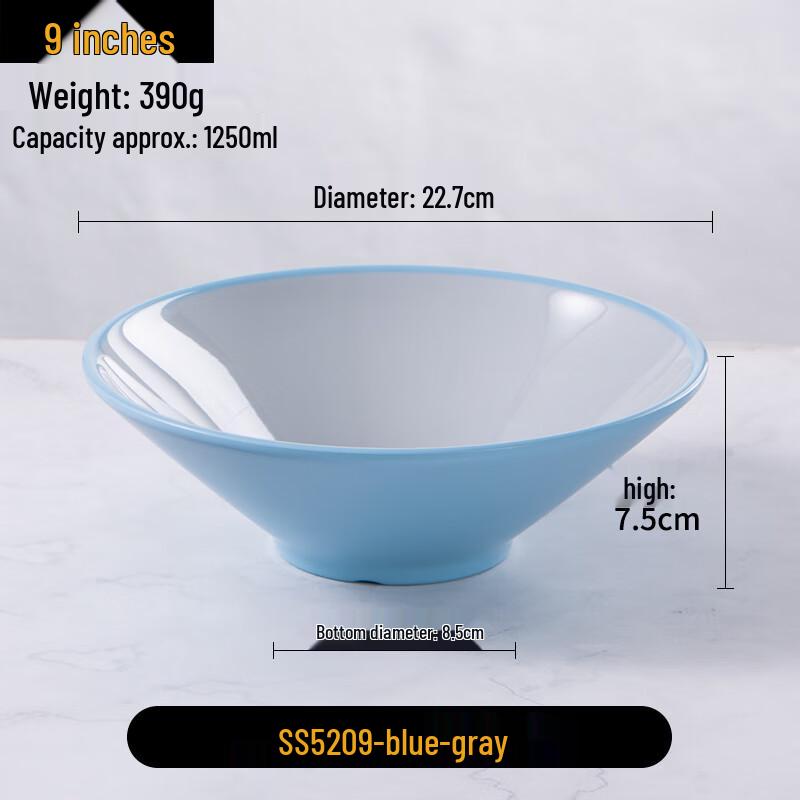 Commercial Melamine Conical Noodle Bowl