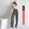 Nettext Suit Pants Women's Spring and Autumn New Mopping High-waisted Wide-leg Pants Drape Casual Straight Narrow Version Small Pants