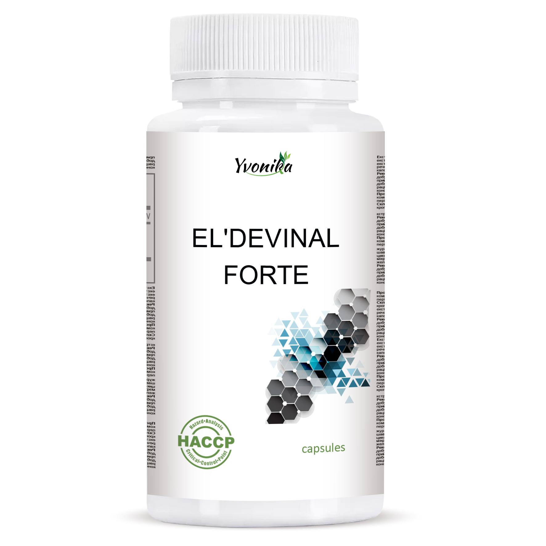 

El Devinal Forte – for daily support of liver function: 60 capsules.