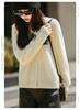 Korean-Style Elegant Wool Knit V-Neck Cardigan for Women - 2025 Fashion Collection