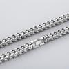 316L Stainless Steel Round Foxtail Chain Necklace for Men Women 8/10Mm Hip Hop Colorful Chunky Party Jewelry