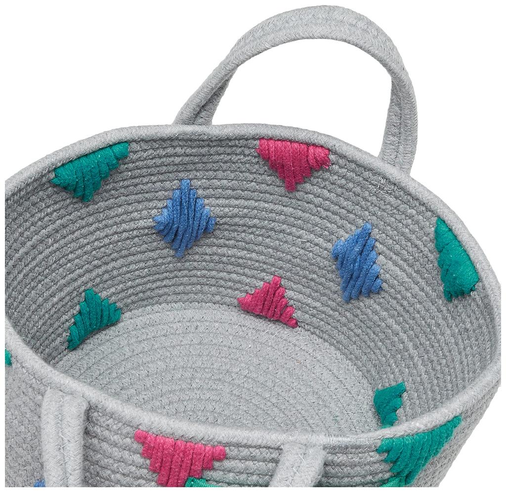 Rope Basket Tote Bag 2987 Gray [Routote] LT.Deli ROPE-rhombs-A Women's
