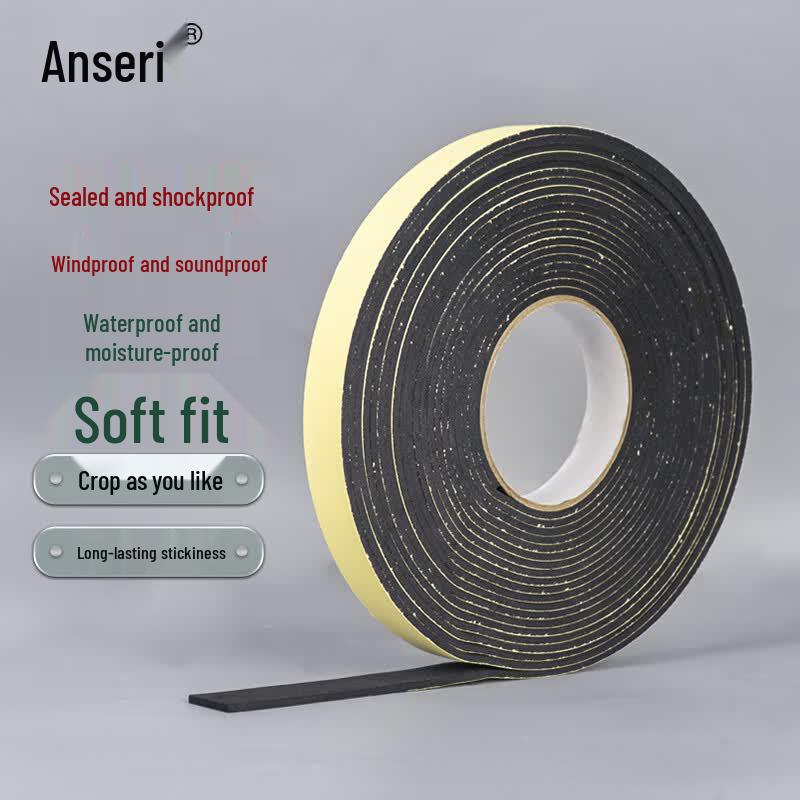 Self-Adhesive Sponge Tape Anti-Collision Strip 10 meters