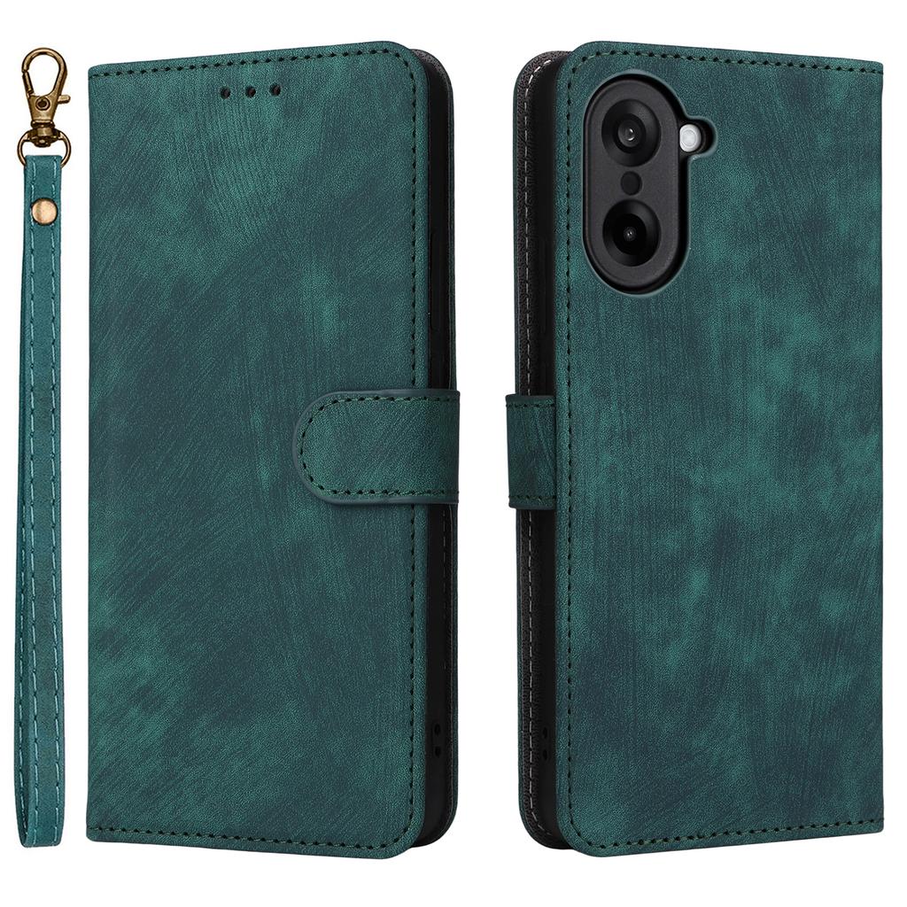 Für OnePlus Nord CE5 5G/Ace 5 Racing 5G Hülle Brieftasche RFID-Blockierung PU-Leder Handyhülle Ständer mit Riemen