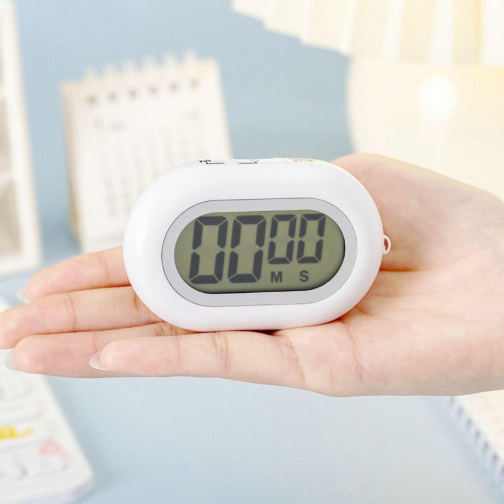 Self-Discipline Kitchen Reminder with Rope Countdown LCD Alarm Clock  Game