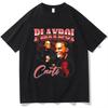 Playboi Carti Álbum de Música Whole Lotta Red Camiseta Estampada Ropa Unisex Camiseta Vintage de Rapero Hip Hop Tops Casuales de Verano Góticos