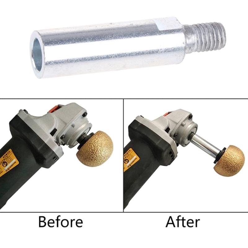 Connecting Rod Power Tools Accessories M14 To M14 Extension Connecting Rod Stainless Steel Angle Grinder Thread Adapter