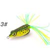 1pack Frog Soft Fishing  Bait Thunder Frog Bionic Lures With Double Hook Fishing Supplies