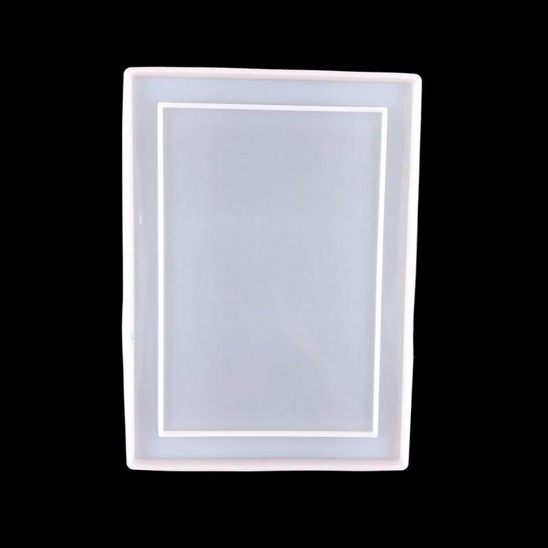 DIY Retro Picture Frame Resin Mold Relief Photo Frame Silicone Mold Epoxy Resin Casting Molds for Home Decorations