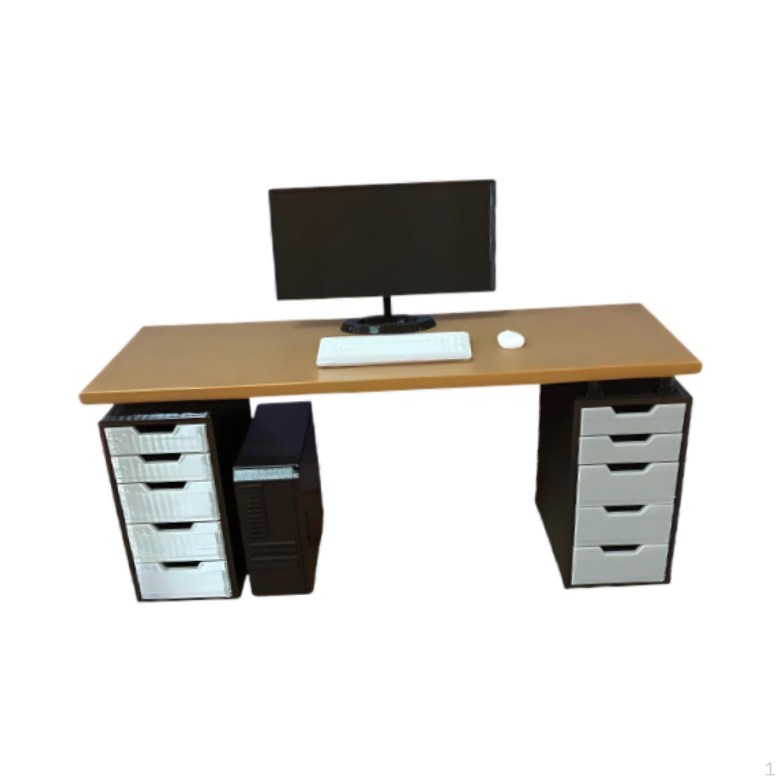 

1/12 Miniature Office Furniture Set Simulation Photo Props Sturdy Pretend Play Desktop Computer