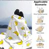 1pc Cute Banana Design Blanket Warm, Cozy, And Soft, Suitable for Sofas, Beds, Cars, And Office Use.Perfect for Camping And Travel, Making It a Great