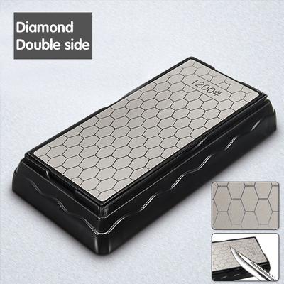 Bază față-verso Piatră de ascuțit cu diamant Piatră de ascuțit Cuțit Bucătărie Granulație Cuțit Bucătar Ascuțire 400/600/1000/1200 Granulație Ascuțitor