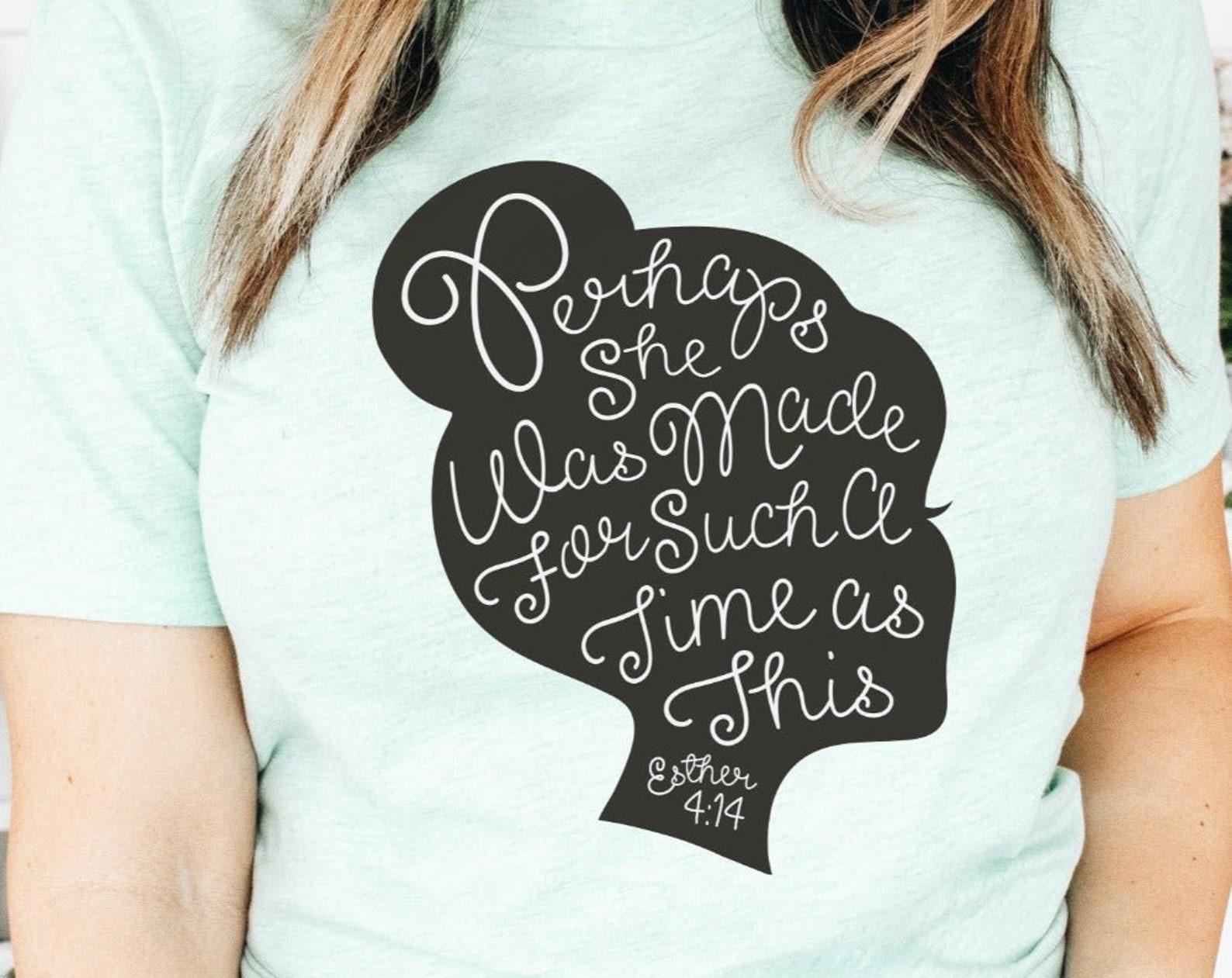 Perhaps She Was Made | Mint Classic Crew | T-Shirt XL