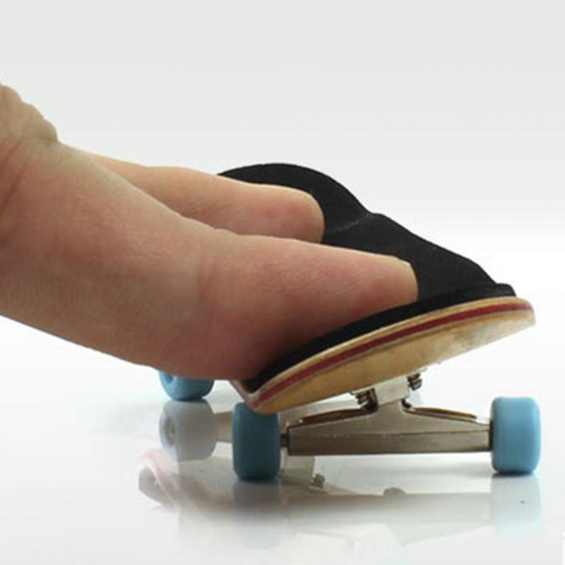 Premium Complete Wooden Fingerboard Finger Skate Board With Grit Box And Foam Tape