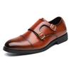 Fashion High Quality Brand Men's Leather Casual Shoes Retro Brown Low Cut Men's Business Work Shoes Interview Formal Shoes Versatile
