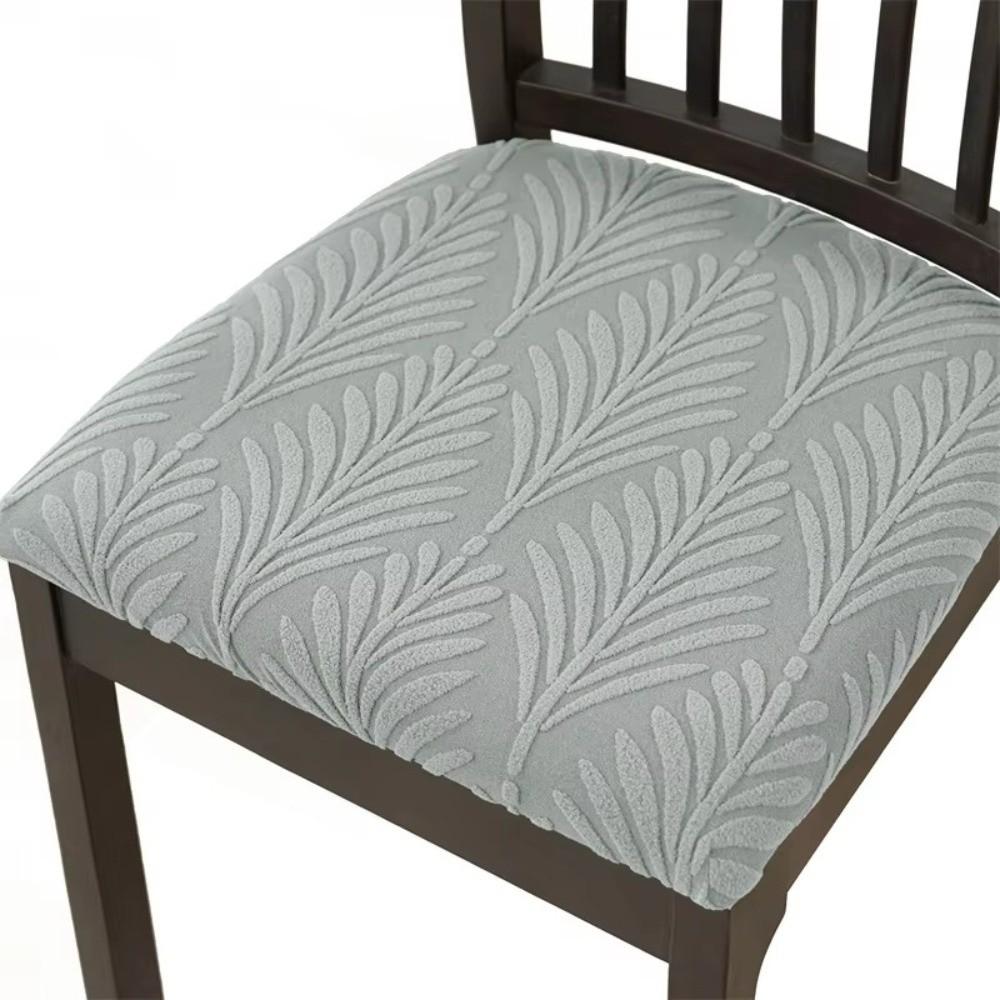 Jacquard Dining Chair Slipcover Anti-dirty Home Seat Cover Seat Case For Hotel Kitchen Party