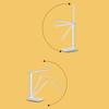 Table Lamp Eye Protection Touch Dimming Charging 180 Degree Flip Folding Stand Design LED Learning Desk Lamp