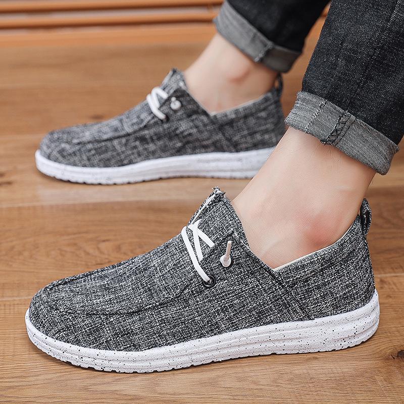 2025 spring new men's shoes fashion casual shoes low-top men's cloth shoes Korean version board shoes trendy sports single shoes