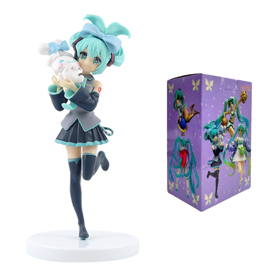 Popular Kawaii Girl Hatsune Miku Anime Figurine Fashion Subclture Miku Action Figurine Christmas Gift Pvc Collection Model Doll Toys