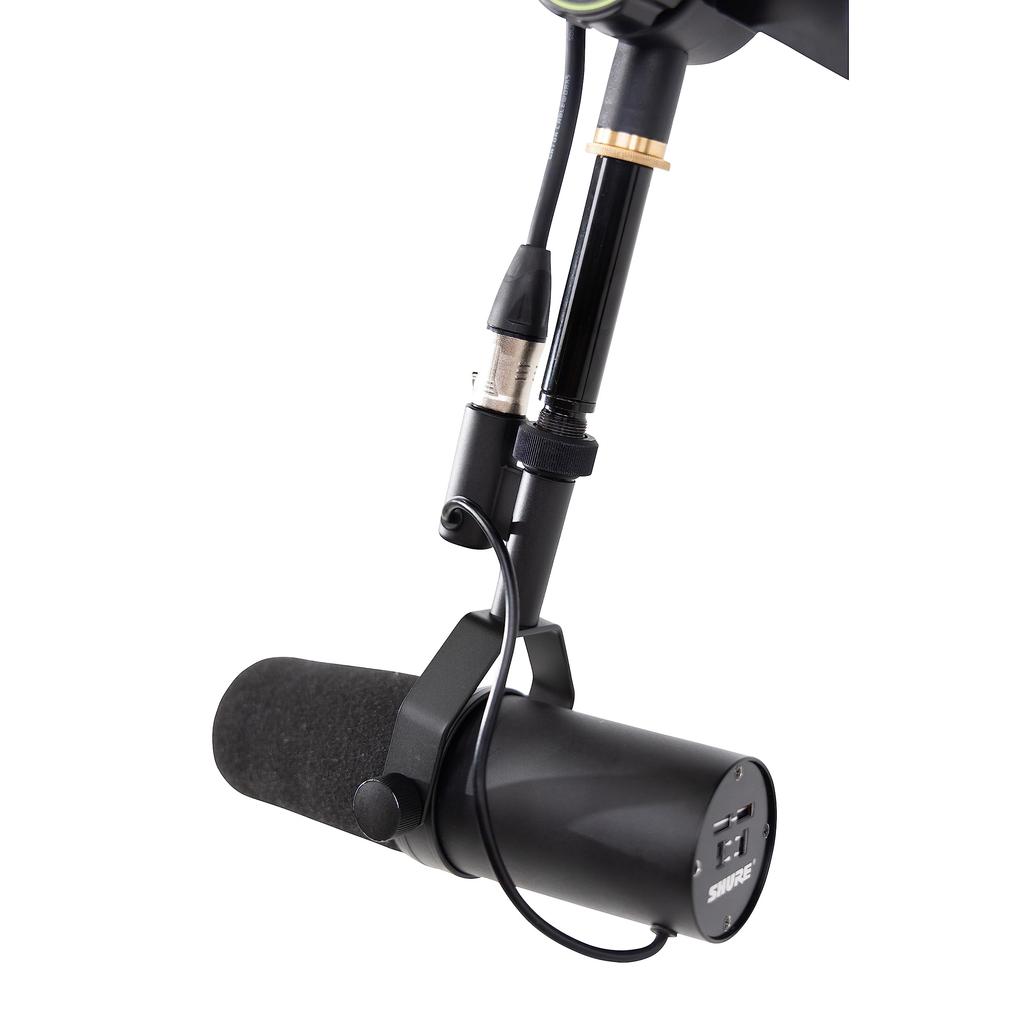Shure by Gator Desktop Microphone Arm Stand, 94cm Arm Length, 360-Degree Rotating Base, SH-BROADCAST1 [For Audio Recording, Video Streaming, Video