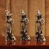 Intricate Craft Magic Witch - Vintage Brass Lead-Free Collector's Item Desktop Shelf Decor for Enthusiasts