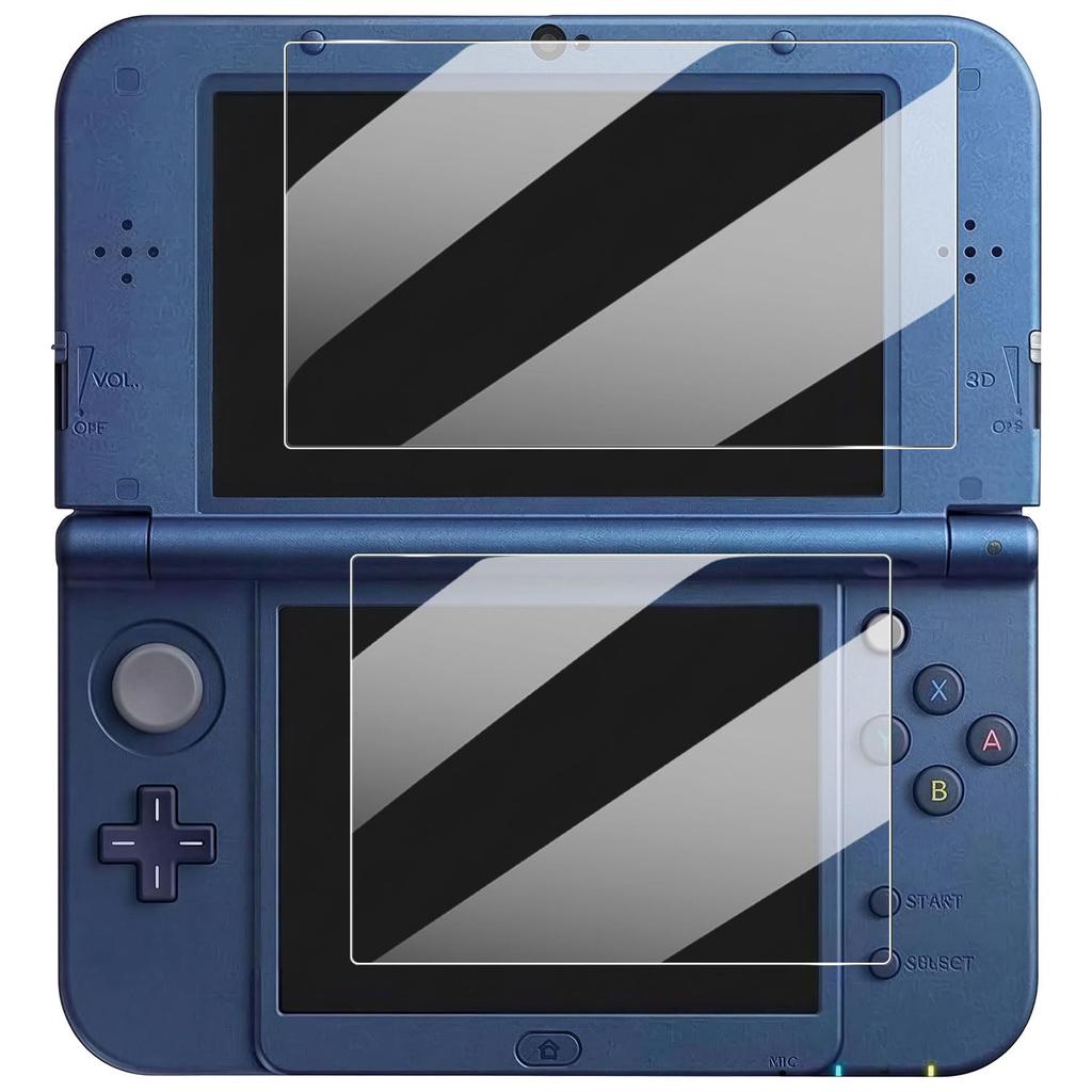 LAZIRO Screen Protector for New Nintendo 3DS LL High Hardness 9H Film To Tempered Easy Automatic HD High Fingerprint Water and Oil Scratch Resistant