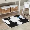 1pc Cat bathroom non-slip carpet Bedroom mat Entrance Doormat Home Decorative