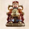 1 szt. Żywiczna Statua Buddy Bóstwa Bogactwa Ozdoba Żywiczne Rzemiosło Prezent na Otwarcie Sklepu Feng Shui Dekoracja Domu Przyciąganie Bogactwa