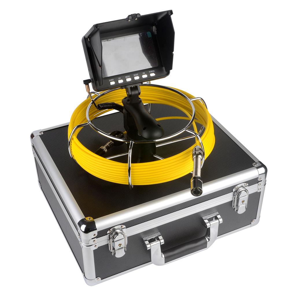 Pipe Inspection Video Camera 20M IP68 Waterproof Drain Pipe Sewer Inspection Camera System 1080P