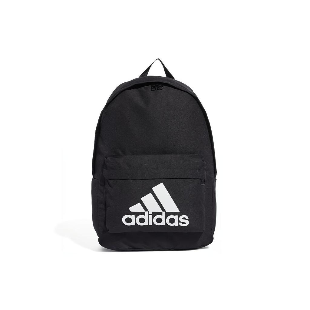 adidas Classic Logo Polyester Backpack Unisex Backpacks Black FS8332