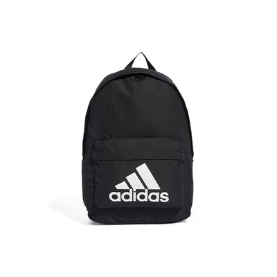 Classic Logo Polyester Backpack Unisex Backpacks Black FS8332