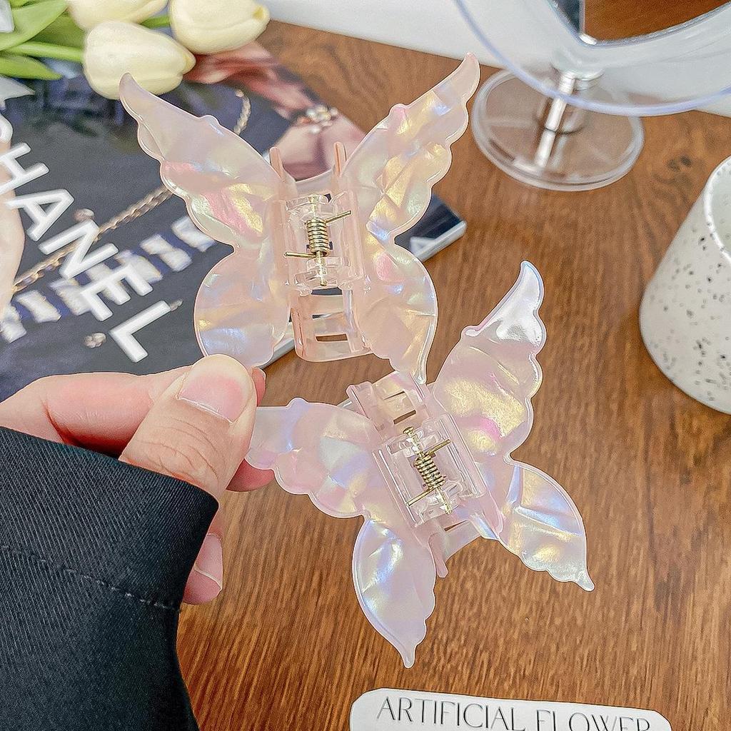 Korean Style Acetic Acid Butterfly & Mermaid Hair Clip - Fantasy Shark Clip Jewelry for Girls
