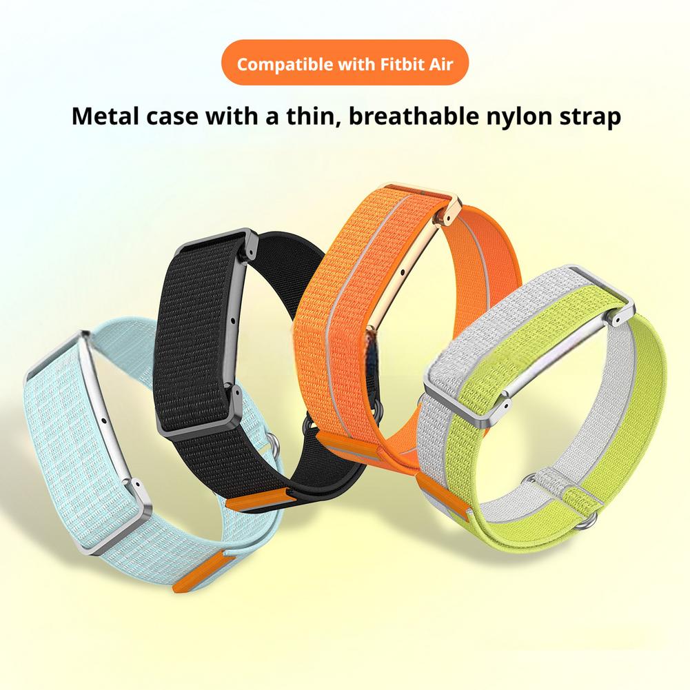 Quick Release Nylon Loop Watch Strap For Google Fitbit Air Ultra Thin Breathable Replacement Wrist Band Accessories