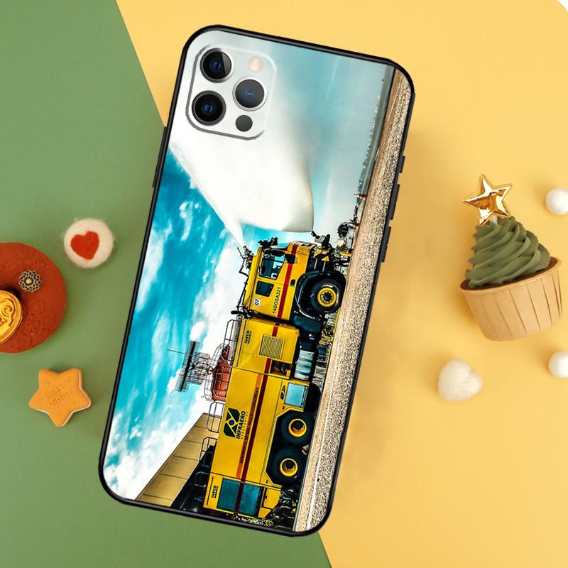 

Fire Truck Phone Case For iPhone 17 Pro Max 17Air 16E 15 14 13 12 11 16 Pro Max Mini Shockproof Cover iPhone 13