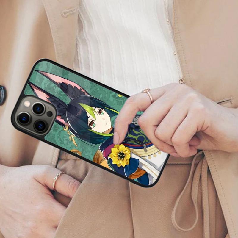 

Genshin Impact Тигнари Funda Магнитный Чехол для Телефона ДЛЯ APPLE iPhone 17 Air 16 14 13 12 Pro Max 15 Plus Беспроводная Крышка MagSafe iPhone 13mini