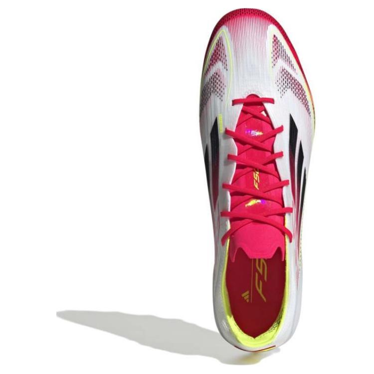 New Adidas F50 ELITE Soccer Shoes Unisex Low top White Black Yellow IE1282